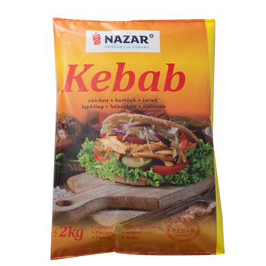 Kebab kurczak mix (cięty, pieczony) 5x2kg
